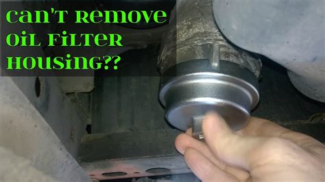 oil filter housing removal